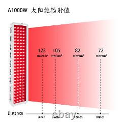 1000W LED Red Light Therapy Near Infrared Light Panel 660nm 850nm