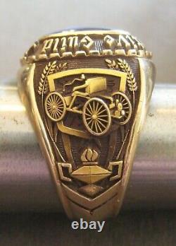 10K Gold Ford Motor Company Ring Marketing Executive Guild with Gift Box