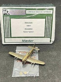 1200 AIRCRAFT HAWKER TYPHOON BRASS KIT' MASTER' by Helmet BOXED