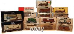 15 Ho Model Train Cars Fleischmann Liliput Trix Original Boxes, Some Not Used