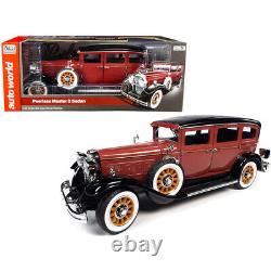 1931 Peerless Master 8 Sedan Cinnamon Red and Black 1/18 Diecast Model Car by