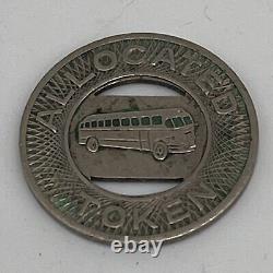 1945 ALLOCATED TOKEN GOOD FOR ONE FARE Bus Coach Transit Token WM 23mm MS13I-VAR