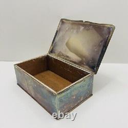1953 Wallace Melford Silver Plate Cigarette Box Commemorative? To Max Conrad