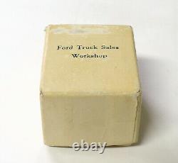 1960's Rare Ford Truck Sales Workshop Sterling Award Ring with the Original Box