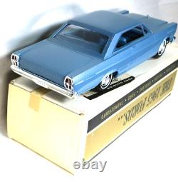 1965 ford galaxie 500 xl2 door ht silver blue promo car with box