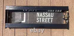 1967 IND/BMT New York Subway R-1/9 Eastern Division Car Sign Box Withcomplete Sign