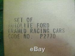1970 Ford Autolite Factory Dealer Shadow Box Race Car Pictures NIB