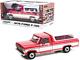 1975 Ford F-100 Ranger Pickup Truck with Deluxe Box Cover Apple Red with Wimbled