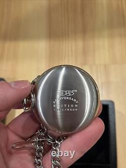 1998 Harley Davidson 95th Anniversary Pocketwatch, chain And Box 5959/9500 Time