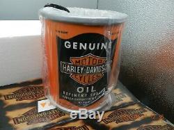1998 Vintage Harley Davidson Oil Can Lava Motion Lamp by Vandor (NEW IN BOX)