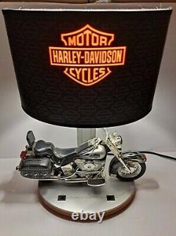 2004 Harley Davidson Heritage Softail Table Lamp Night Light with Sound in box