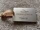 Air France Concorde Hinged metal and glass Luggage tag, heavy, New in box