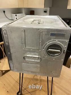Airline Galley Box with Pan Am Badge & Folding Legs