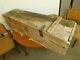 Antique 3 FT Wood Shipping Crate Aircraft Parachute Box Repurpose Pedestal