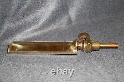 Antique Brass Thermometer Tagliabue Mfg. New In Original Box NIB Steampunk
