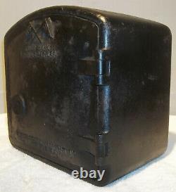 Antique Cast Iron Eagle Signal Corp Traffic Light Control Box Crossed Flags