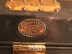 Antique English Snap Box Railman Lunch Box circa 1890