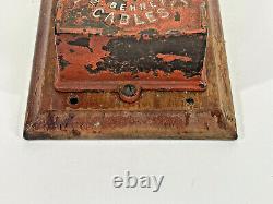 Antique Mackay Bennett Postal telegraph telegram railroad cable 1880s call box