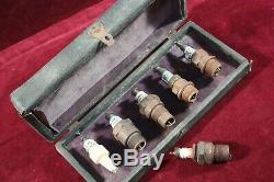 Antique Spark Plug Salesman Sample Kit Original Box Furber Co. Mosler Pat 1898