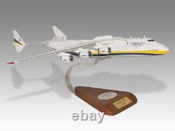 Antonov An 225 Mriya Solid Kiln Dried Mahogany Wood Handcrafted Display Model