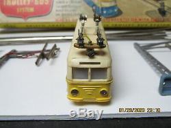 Aristocraft Eheim Trolley Bus System Ho Set Boxed Yellow Bus Complete Not Tested