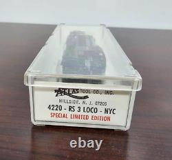 Atlas 4220 RS 3 Locomotive New York Central NYC Original Box N Scale