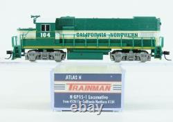 Atlas 52611 N Scale California Norther GP15-1 Diesel Locomotive #104 EX/Box