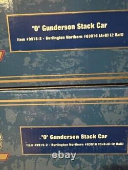 Atlas O Scale 2 Rail 5 Car Gunderson Stack Cars New In Box 63916