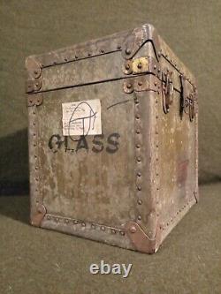 Authentic 1918-1929 Antique Railroad AMERICAN RAILWAY EXPRESS Shipping Box Crate