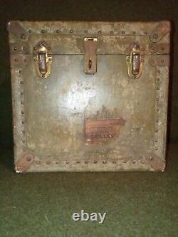 Authentic 1918-1929 Antique Railroad AMERICAN RAILWAY EXPRESS Shipping Box Crate