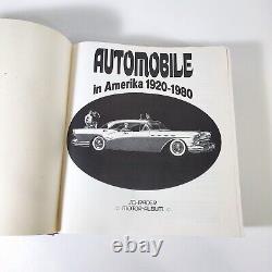 Automobile in Amerika 1920-1980. Schrader Motor-Album. Tad Burness. 1990