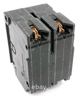 BOX OF 5 GE THQL2180 CIRCUIT BREAKERS 2 POLE 80 AMP 120/240 VAC i