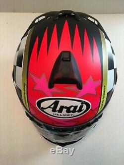 BRAND NEW IN BOX Kevin Schwantz ARAI Vector-2 34+1 Motorcycle Helmet Suzuki
