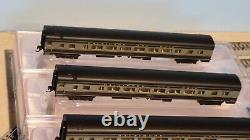 Bachmann N Scale 6 Car Smooth Sided Passenger Set Baltimore & Ohio Led Lights