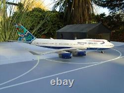 Blue Box 1/200 Scale Boeing 747-400 British Airways G-bnln Bx7474026