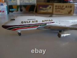 Blue Box Gulf Air Boeing 747-200 1400 OD-AGI Rare like Aeroclassics Gemini Jets