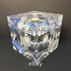 Boeing Lucite Acrylic World Globe Ice Box