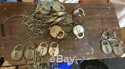 Box of Vintage AT&SF RY Atchison Santa Fe Railway ADLAKE 57 locks and 20 kees