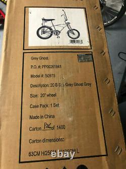 Brand New In Factory Box 2017 Schwinn Grey Ghost Limited Edition Reproduction