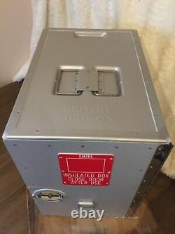 British Airway large INSULATED Galley Box. Cool/Hot Box. Boeing 747. First Class