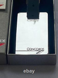 British Airways Concorde Sterling Silver Luggage tag 10th Anniversary in box