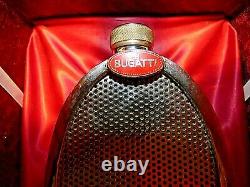 Bugatti Radiator Flask Decanter Ultra Rare C1960 Boxed Automobilia Collectable