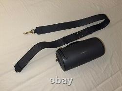 Burberry Runway Barrel Unisex Roller Messenger Shoulder Leather Bag
