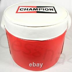 CHAMPION Aircraft VINTAGE Oil Cooler Seat Round Original Box RARE & Collectable