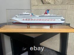 Carnival Freedom model, boxes made in Miami US