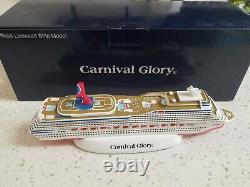 Carnival Glory Resin Model Cruise Ship New In Box