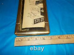 Circa 1950's CADILLAC EXCLUSIVE ACCESSORIES N. O. S. GOLD LICENSE FRAME IN BOX