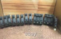 Circuit Breakers/Electricians Surplus Lot with 3 GFCI units New open boxes