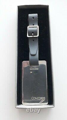 Concorde Silver Luggage Tag. Boxed and Fully Hallmarked. 1986, 10th Anniversary
