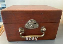 Crosby Steam Engine Indicator in Box Includes extras Boxwood rulers etc